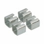 Edm Reductor cuadradillo cdd07 de acero zincado 8 x 8 mm (4 unidades)