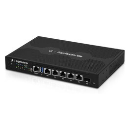 Ubiquiti EdgeRouter ER-6P - Router 6 Puertos Gigabit Ethernet, 5 Puertos PoE, Firewall VPN, QoS, Montaje rack 1U
