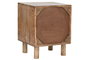 DKD Home Decor Mesita de Noche Amintalla Moderno Mango Natural 40 x 34 x 50 cm 2 Cajones