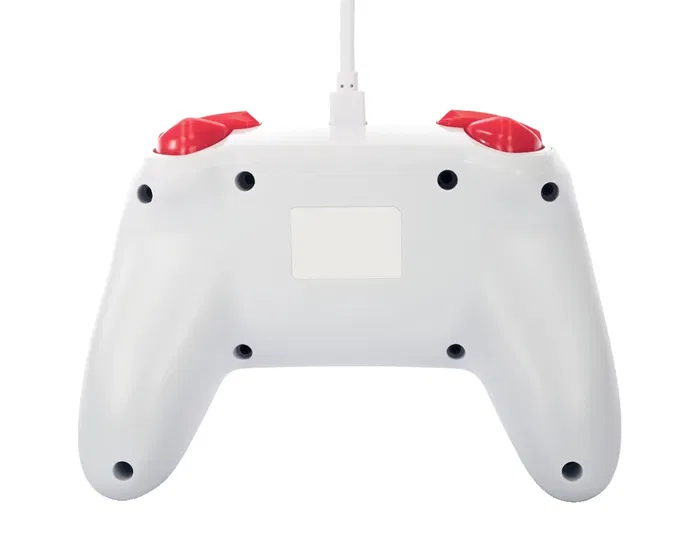 Power a Mando con Cable para Nintendo Switch Mario Brick Breaker Blanco Mate USB 3m