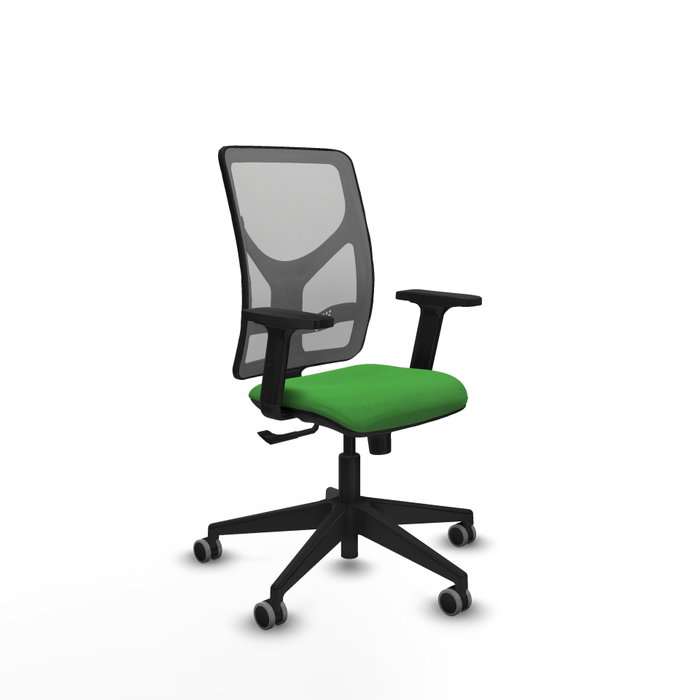 PIQUERAS Y CRESPO Silla de oficina Motilla con mecanismo Sincro, Verde y Gris PIQUERAS Y CRESPO Silla de oficina Motilla con mecanismo Sincro, Verde y Gris