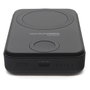 Realpower Powerbank PB-10000 10000mAh Cargador Inalámbrico Compatible MagSafe Negro para Smartphone y Reloj Inteligente