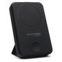 Realpower Powerbank PB-10000 10000mAh Cargador Inalámbrico Compatible MagSafe Negro para Smartphone y Reloj Inteligente