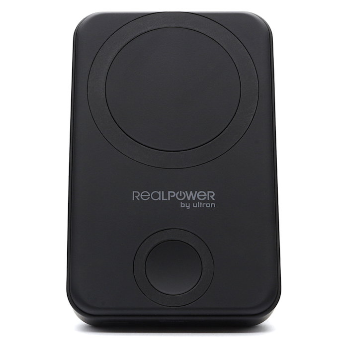 Realpower Powerbank PB-10000 10000mAh Cargador Inalámbrico Compatible MagSafe Negro para Smartphone y Reloj Inteligente Realpower Powerbank PB-10000 10000mAh Cargador Inalámbrico Compatible MagSafe Negro para Smartphone y Reloj Inteligente