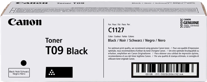 Canon T09 Tóner Negro Original (3020C006) – 7.600 Páginas Canon T09 Tóner Negro Original (3020C006) – 7.600 Páginas