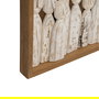 Mural Pared Figuras Marrón Madera 120 X 164 X 6 cm