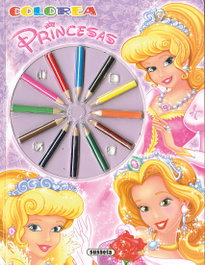 Colorea princesas, VV.AA. - SUSAETA EDICIONES