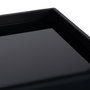 Consola Negro Metal-Cristal 90 X 32 X 80 cm