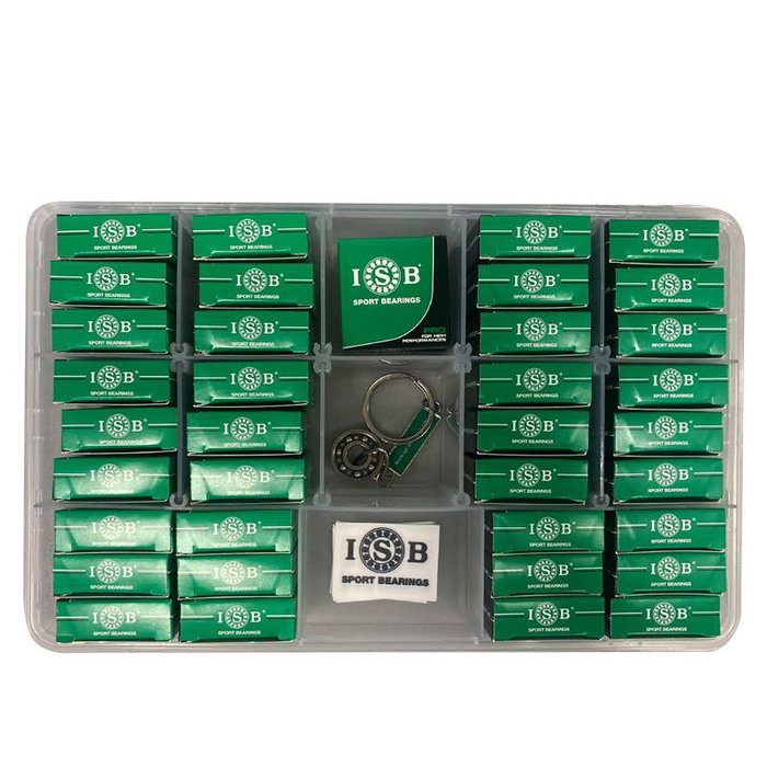 ISB SPORT Caja de rodamientos cerámicos híbridos y full ceramic para patines - 36 unidades ISB SPORT Caja de rodamientos cerámicos híbridos y full ceramic para patines - 36 unidades