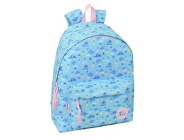 Safta Mochila Stitch Waves, Mochila Unisex, Colección Stitch, 420x330x150 mm