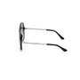 Guess GU7844 01B Gafas de Sol para Mujer - Negro - Cristal Gradient Smoke - Montura Redonda 59 mm