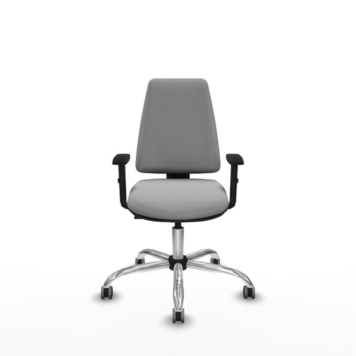 PIQUERAS Y CRESPO Silla de oficina Elche Gris claro con mecanismo Contacto permanente PIQUERAS Y CRESPO Silla de oficina Elche Gris claro con mecanismo Contacto permanente
