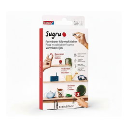 Tesa Sugru Adhesivo Moldeable de Uso General, 8 Colores Diferentes
