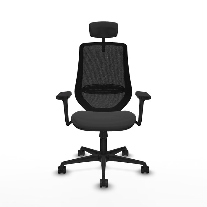 PIQUERAS Y CRESPO Silla de oficina Mardos Gris oscuro/Negro PIQUERAS Y CRESPO Silla de oficina Mardos Gris oscuro/Negro