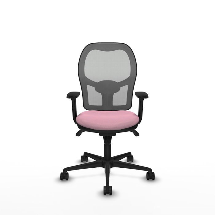 PIQUERAS Y CRESPO Silla de oficina Jorquera Rosa y Gris