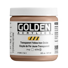 Golden Amarillo Transparente Hierro Óxido Heavy Body 237 ml