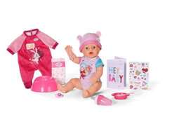 MGA Baby Born Emma con Pijama y Accesorios 43 cm