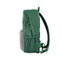 HP Mochila Campus Verde, Extra Segura con Cremallera Bloqueable y Bolsillo Acolchado para Portátil, Materiales Resistentes a la Lluvia