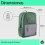 HP Mochila Campus Green Verde y Gris para Portátiles de hasta 15,6 pulgadas