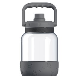 Asobu The Barkley Botella con Cuenco para Perro 1500 ml Gris