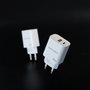 NANO CABLE Cargador de Pared 30W USB-C PD + USB-A QC Blanco
