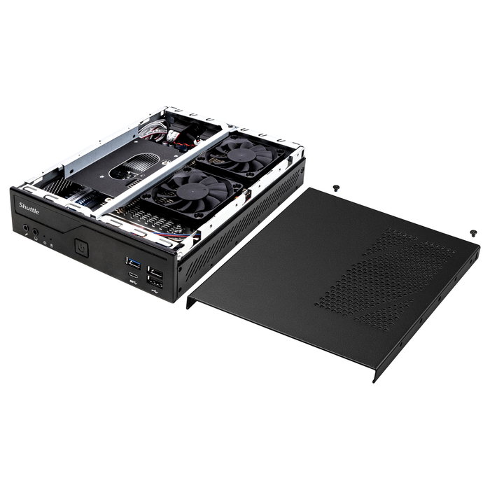 Shuttle DH610 Mini PC Barebone XPC slim Negro