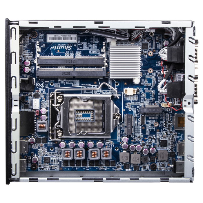Shuttle DH610 Mini PC Barebone XPC slim Negro