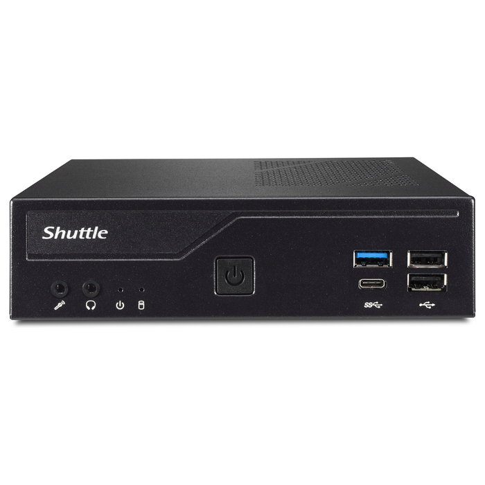 Shuttle DH610 Mini PC Barebone XPC slim Negro