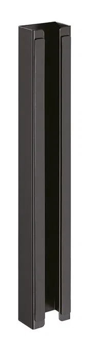 Neomounts ADS06-123BL Canaleta Organizador de Cables para Escritorio - Panel Guíacables con Fijación Magnética en Acero, Negro, 1 Pieza