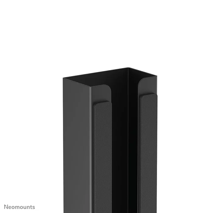 Neomounts ADS06-123BL Canaleta Organizador de Cables para Escritorio - Panel Guíacables con Fijación Magnética en Acero, Negro, 1 Pieza