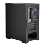 Keep Out XC-201 GLASS Caja PC Gaming Micro-ATX/ITX Negra con Cristal Templado y 4 Ventiladores ARGB, Bahías: 1x3.5", 1x2.5", Puertos: USB 3.0 y 2.0, Long. VGA 310mm