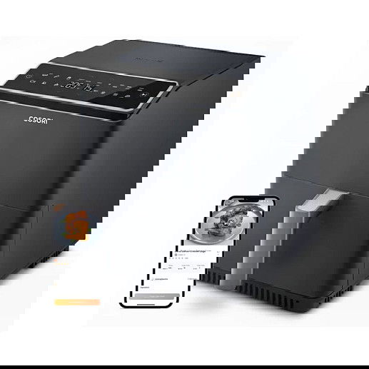 Cosori Freidora de Aire Caliente Dual Blaze Pro 6,4 L, 1700W, Color Negro Cosori Freidora de Aire Caliente Dual Blaze Pro 6,4 L, 1700W, Color Negro