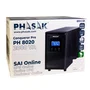 Phasak Conqueror Pro PH 8020 2000VA 1800W SAI Online LCD