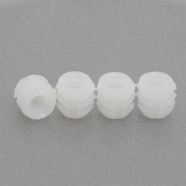 Herrajes Alk Tuerca Nylon En Tiras D11X11 M6 Para Taladro De 10Mm. Tiras De 12Pcs