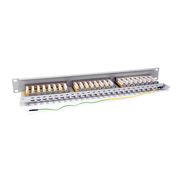 Equip Patch panel 24x RJ45 Cat6 19 pulg FTP 1U Gris Equip Patch panel 24x RJ45 Cat6 19 pulg FTP 1U Gris