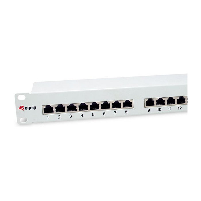 Equip Patch panel 24x RJ45 Cat6 19 pulg FTP 1U Gris Equip Patch panel 24x RJ45 Cat6 19 pulg FTP 1U Gris
