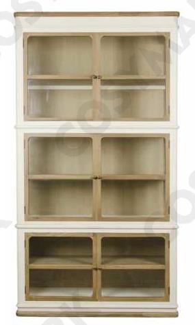 DKD Home Decor Mueble Bar Scandi 42 x 149 x 98 cm Olmo y Cristal