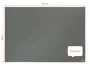 Nobo Tablero de Anuncios Impression Pro Gris Fieltro 900x600 mm Marco Aluminio