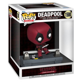 Funko Marvel POP! Deluxe Deadpool on Bridge