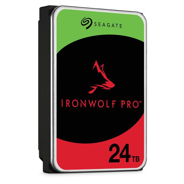 Seagate IronWolf Pro 24TB 3.5" SATA 6Gb/s 7200 RPM CMR - Disco Duro para NAS y RAID, 5 años garantía