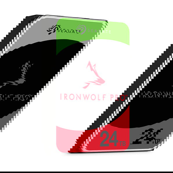 Seagate IronWolf Pro ST24000NT002 Disco Duro 24TB 7200RPM 512MB 3.5" Serial ATA III