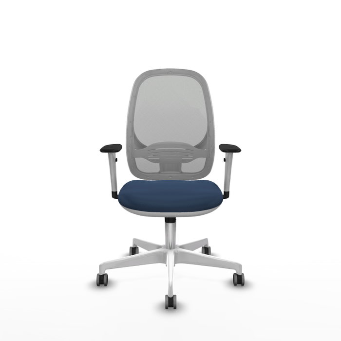 PIQUERAS Y CRESPO Silla de oficina Cilanco con mecanismo Sincro Azul marino y Gris PIQUERAS Y CRESPO Silla de oficina Cilanco con mecanismo Sincro Azul marino y Gris