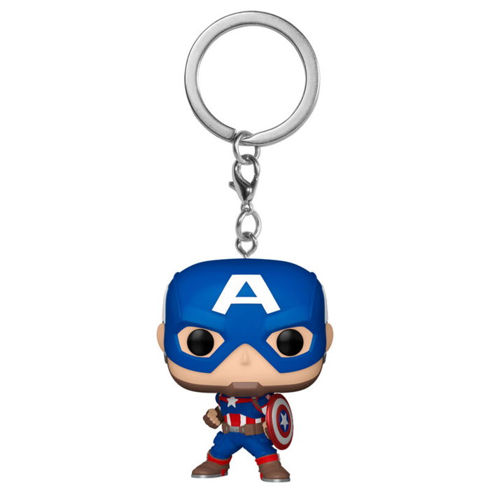 FUNKO Llavero Pocket POP Capitán América Classics Marvel