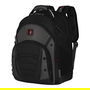 Wenger Mochila para portátil Synergy, hasta 40.6 cm (16"), compartimento para portátil, poliéster, negro, gris