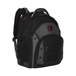 Wenger Synergy Mochila para Portátil de hasta 16 pulgadas, Negro y Gris