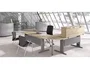 Rocada Mostrador de altillo 200x30x40 cm acabado an02 gris/gris para mesas work metal executive