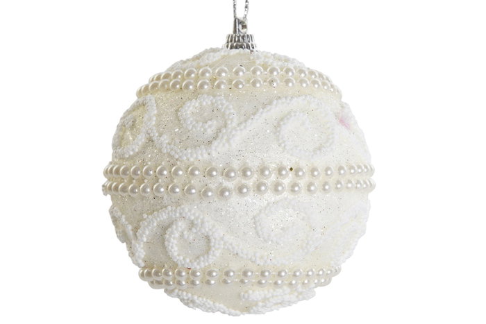 DKD Home Decor Decoración Colgante Porexpan 8x8x8 cm Blanco