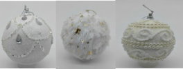 DKD Home Decor Decoración Colgante Porexpan 8x8x8 cm Blanco