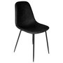 Home Deco Factory Silla Negra Colección Industriel