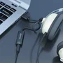 Aisens Conversor USB-A a Audio A106-0770 Jack 3,5 mm Hembra Negro